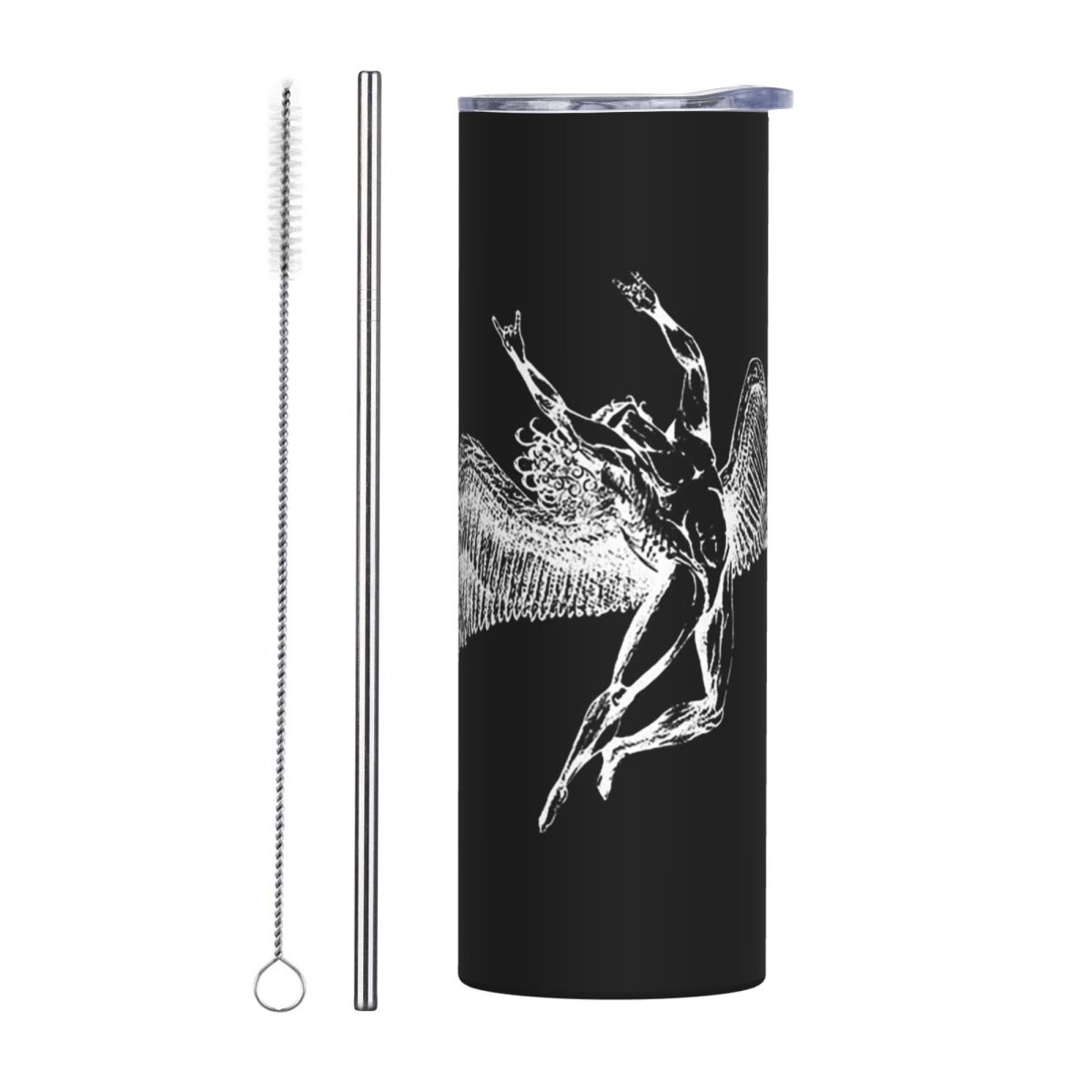 Tumbler 20Oz White - 이카루스가 뿔을 던지다 - 흰색 이카루스
