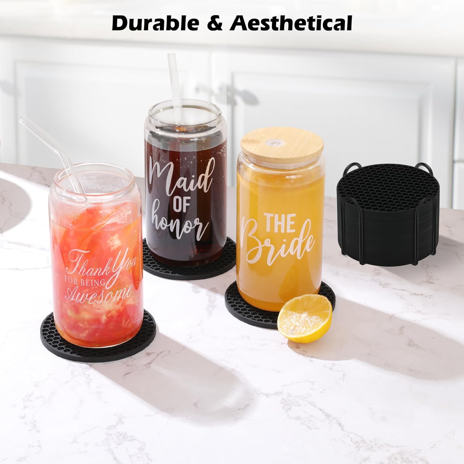음료 맥주 커피용 홀더가 있는 실리콘 컵받침 세트 모든 - Coaster Sublimation Blank 리뷰 및 가격