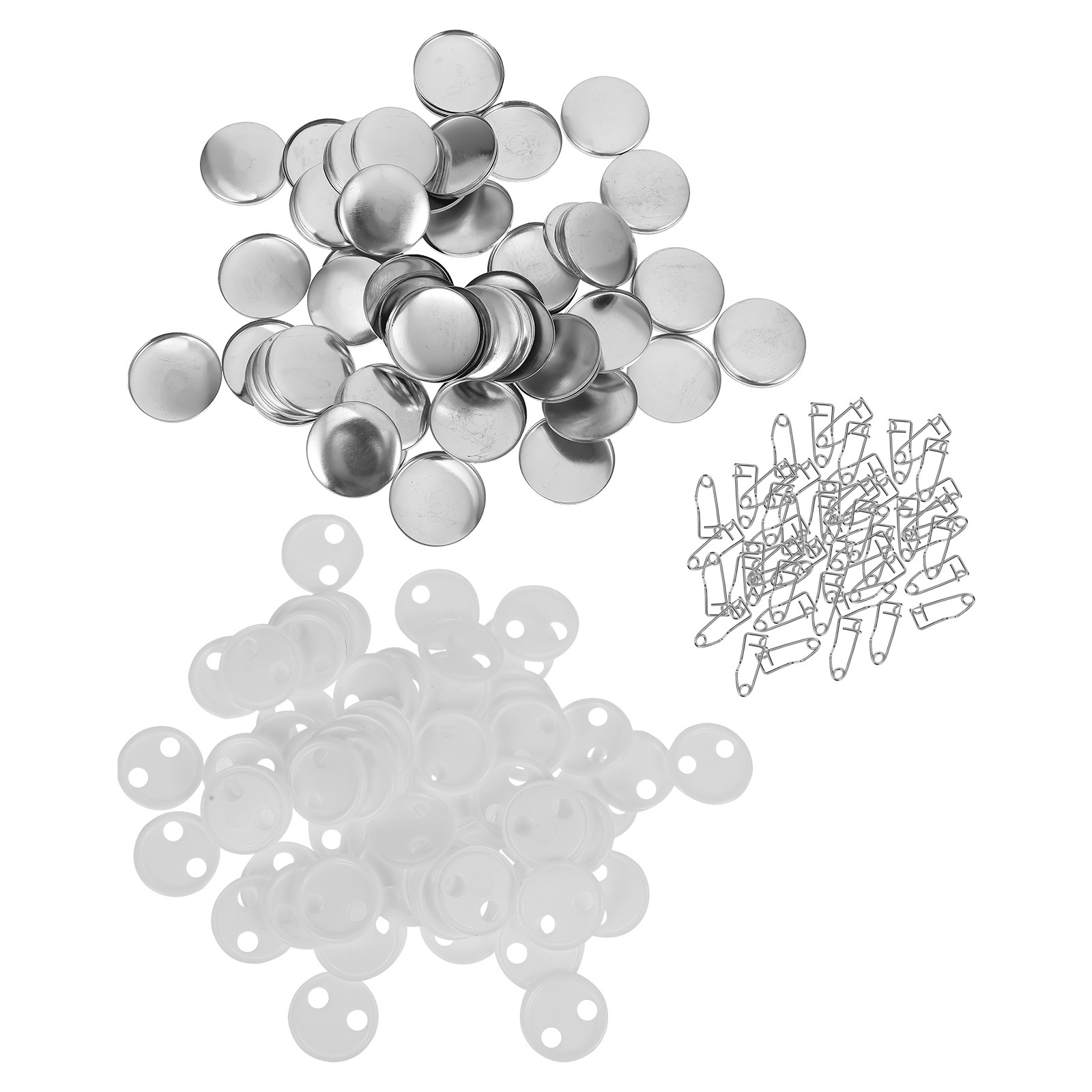 100세트의 무지 배지 제작 재료 세트, 배지 제작용  - Button Badge Blank 리뷰 및 가격