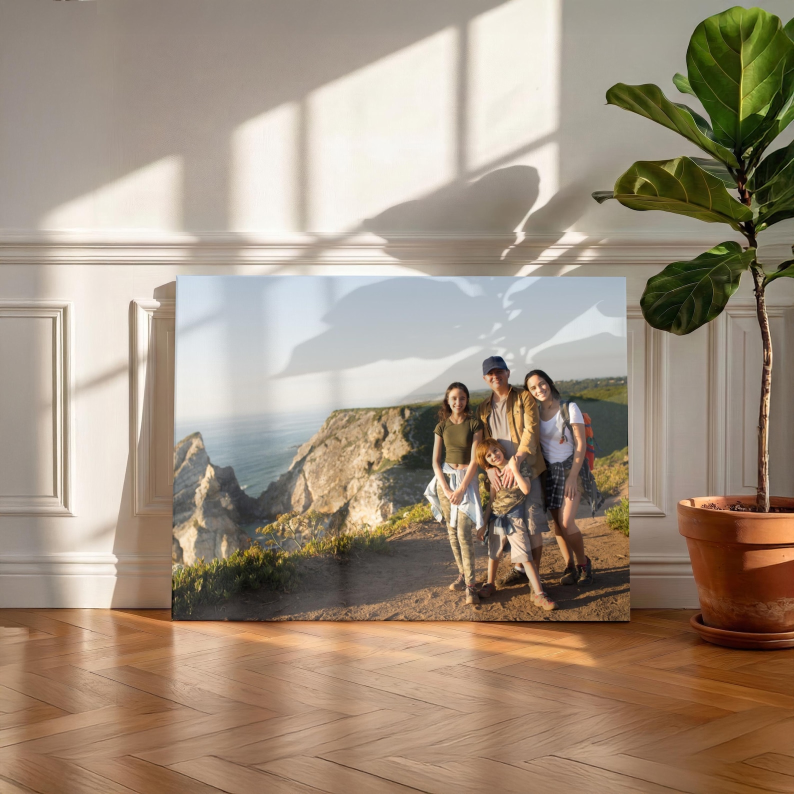 맞춤형 사진 캔버스, 가족 사진 벽 장식, 대형 사진  - Photo Acrylic Block 리뷰 및 가격