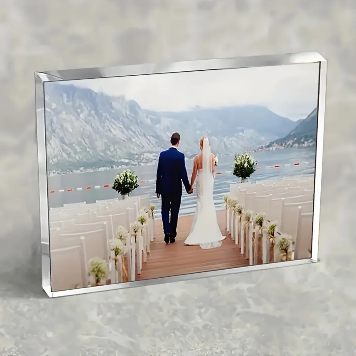 맞춤형 아크릴 데스크탑 장식품, 맞춤형 사진, 개인 맞 - Photo Acrylic Block 리뷰 및 가격
