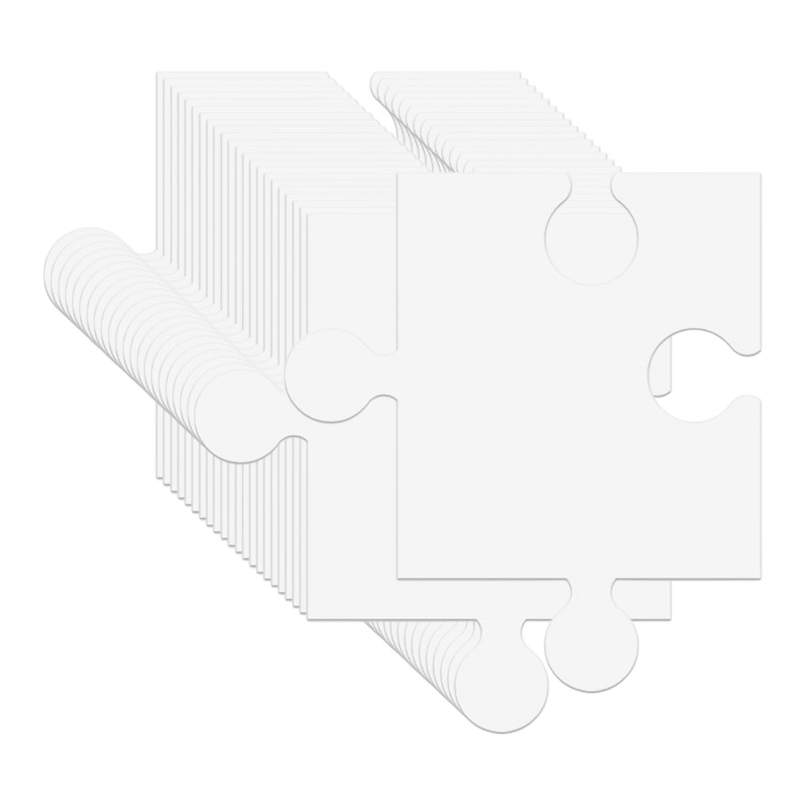 24개입 흰색 판지 빈 조각 퍼즐 12.01인치x11. - Puzzle Blank White 리뷰 및 가격