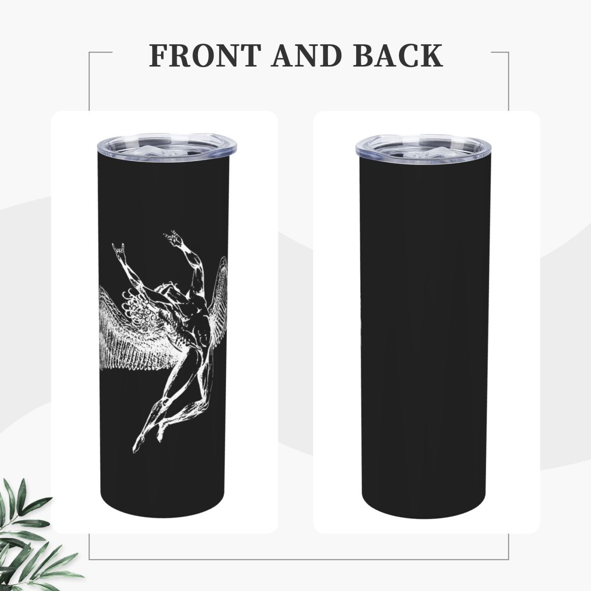 이카루스가 뿔을 던지다 - 흰색 이카루스 디자인, 아래 - Tumbler 20Oz White 리뷰 및 가격