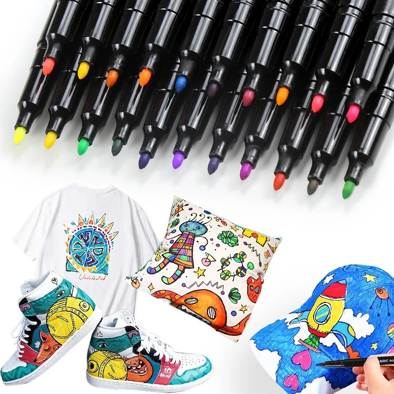 12 색/세트 방수 Colorfast 패브릭 섬유 마커 - Copic Marker Sketch 리뷰 및 가격