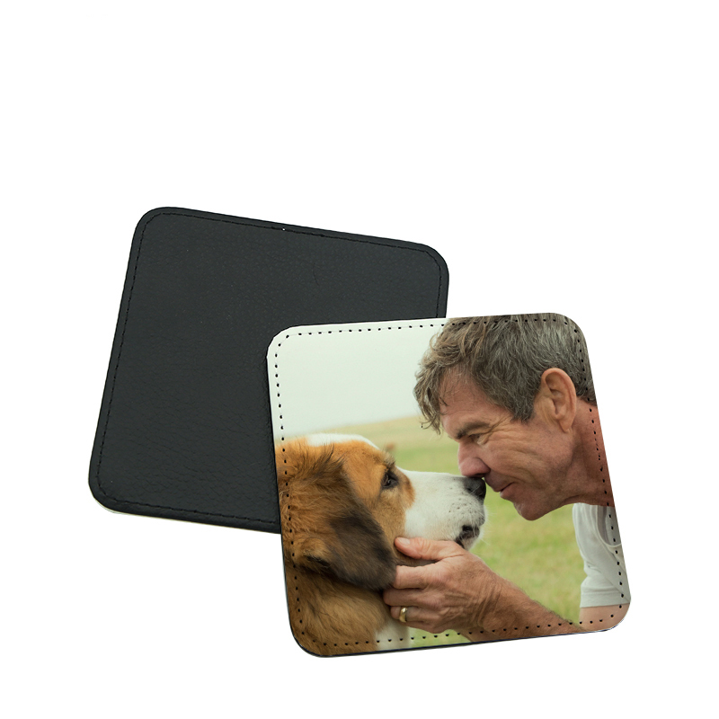 50개/세트, 10x10cm, 새 제품, 무지 PU 가 - Coaster Sublimation Blank 리뷰 및 가격
